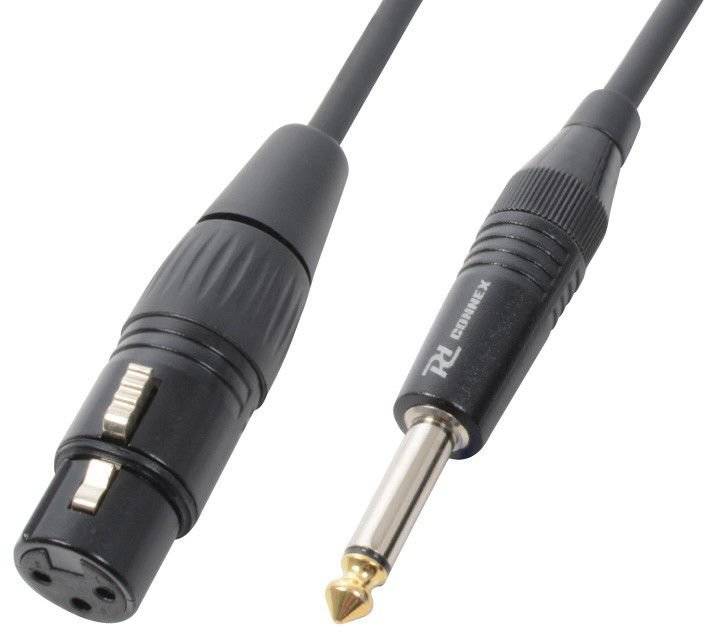 Kabel PD Connex XLR (żeński) - Jack 6.3mm 3m