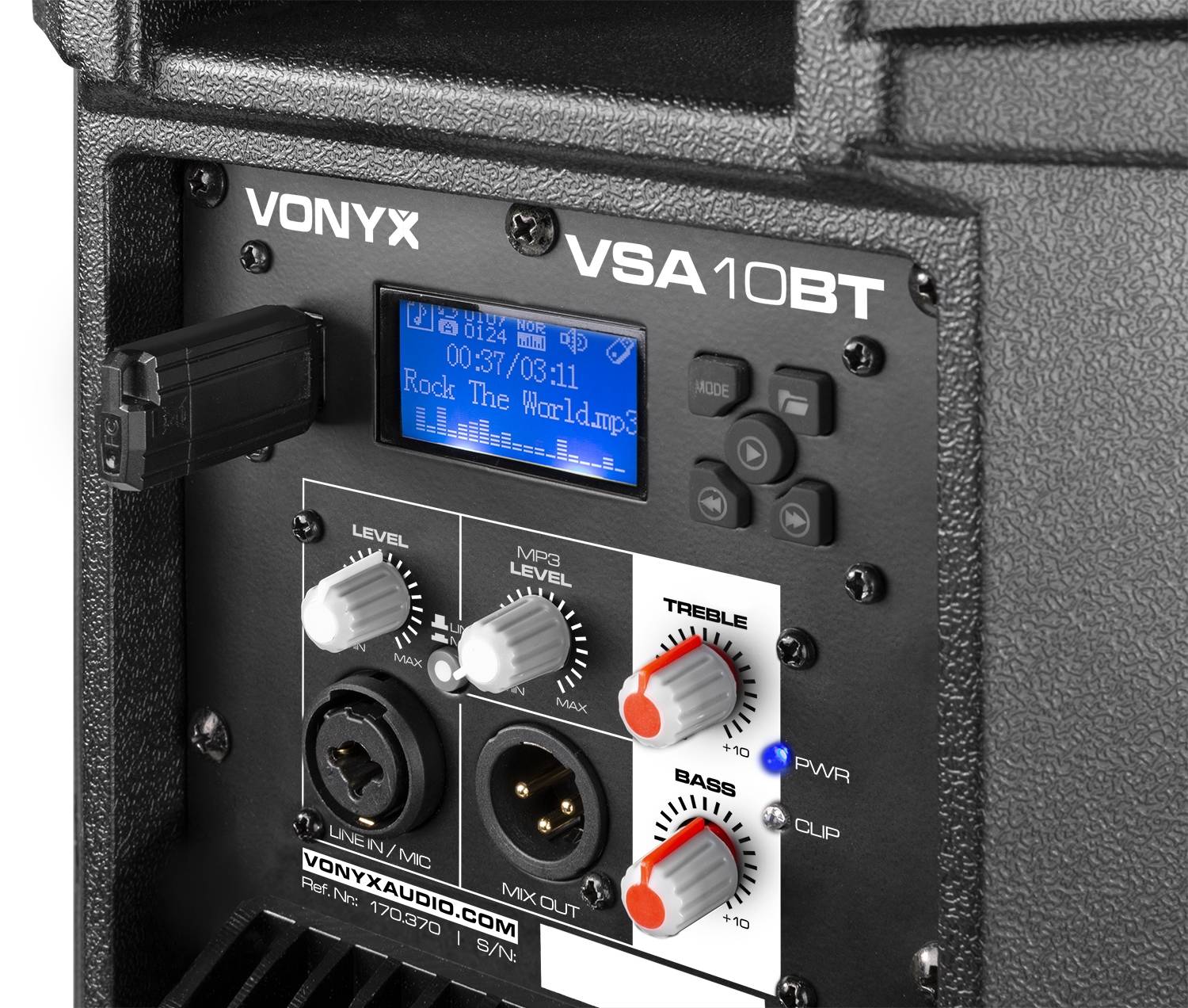 Kolumna aktywna 10" 500W BT MP3 VSA10BT Vonyx