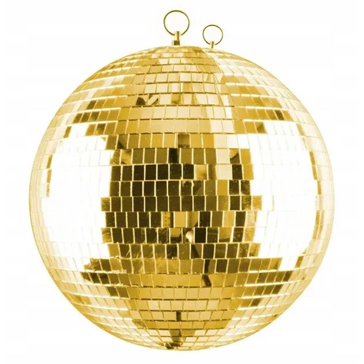 Kula lustrzana 30 cm - złota+ Reflektor Ibiza LED 5W Pinspot
