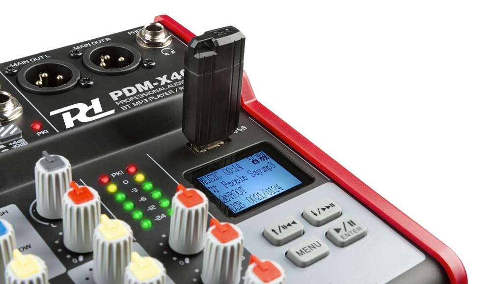 Mikser 4-kanałowy BT MP3 PDM-X401 Power Dynamics