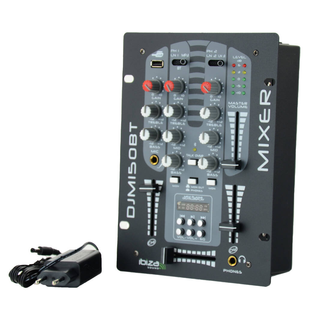 Mikser 6-kanałowy BT USB DJM150USB-BT Ibiza