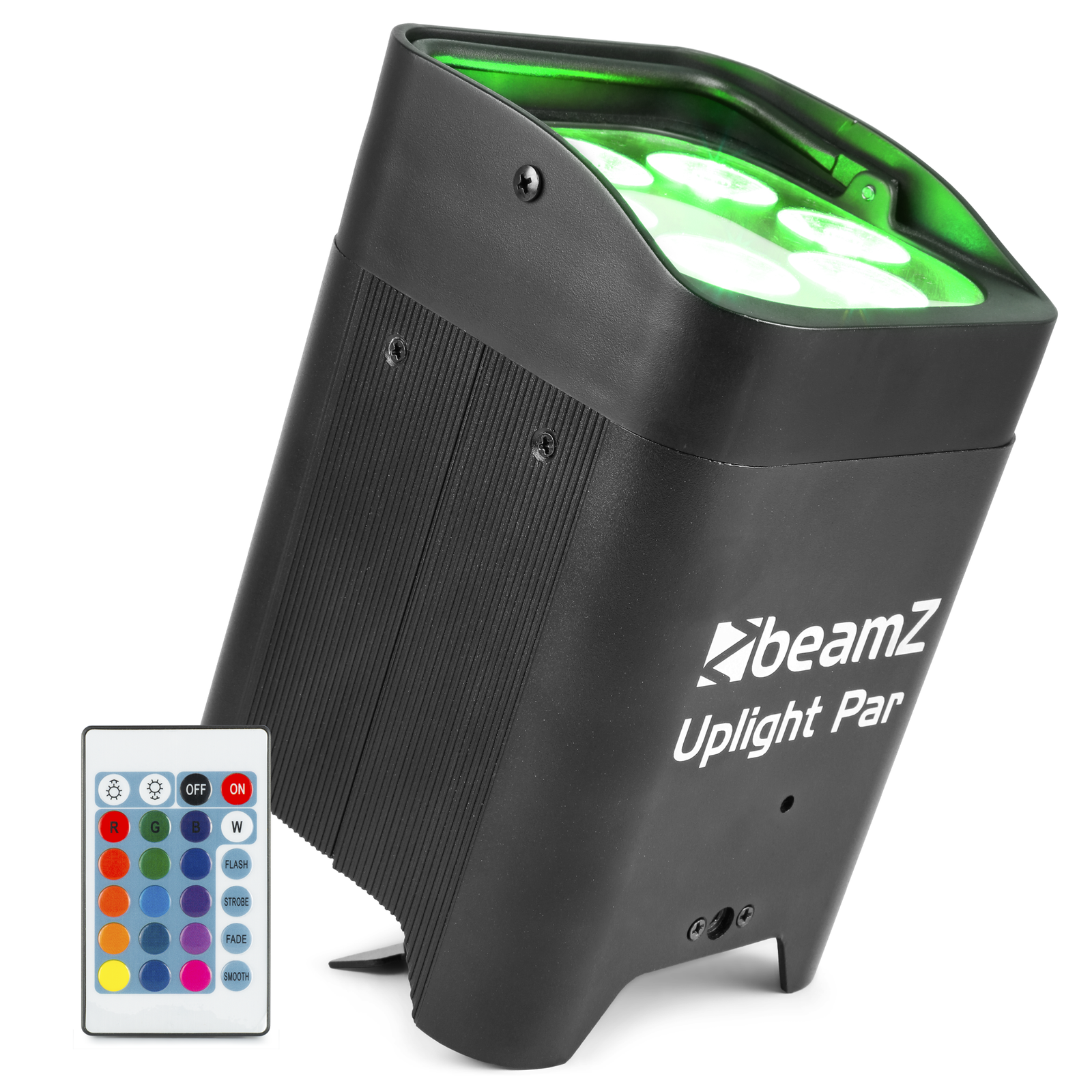 Oświetlacz Bateryjny LED BBP96  Uplight Par 6x12W RGBWA-UV z bezprzewodowym DMX i powiększonym akumulatorem