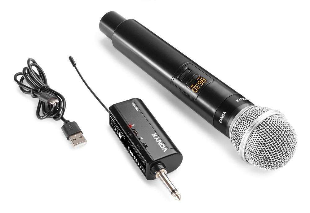 WM55 Bezprzewodowy mikrofon UHF typu Plug&Play