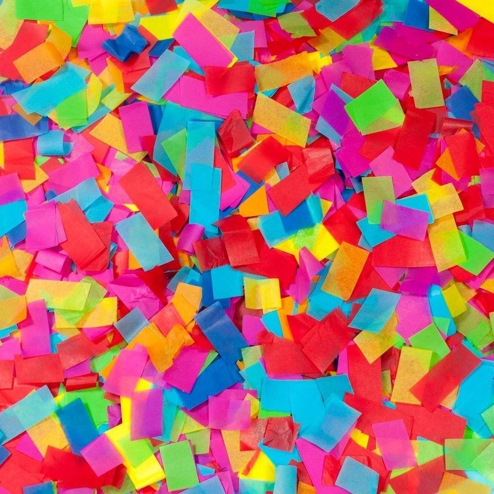 Wyrzutnia konfetti BeamZ CC1200+ Konfetti kolorowe do wyrzutni 1kg BeamZ CNF1 