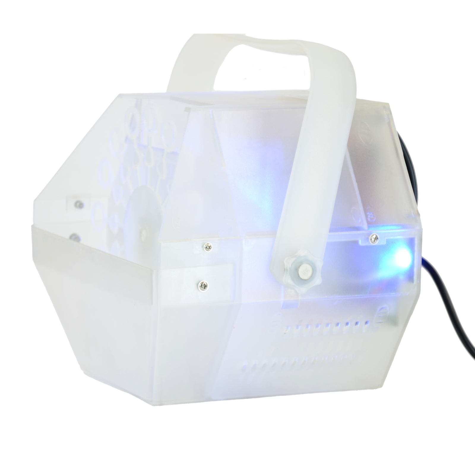 Zestaw: Wytwornica baniek LED RGB LBM10-Clear+ płyn do baniek 1L