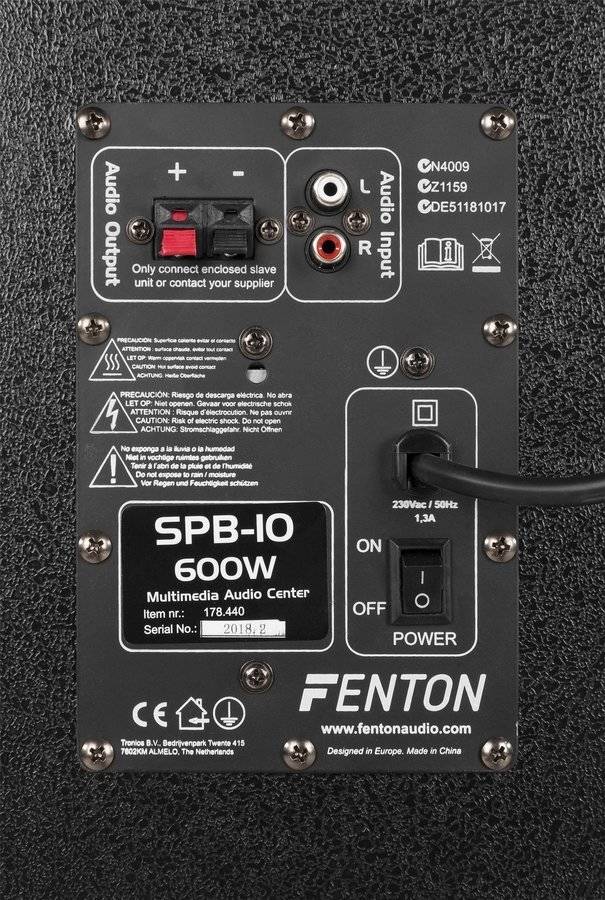 Zestaw nagłośnieniowy aktywny 600W SPB-10 PA Fenton